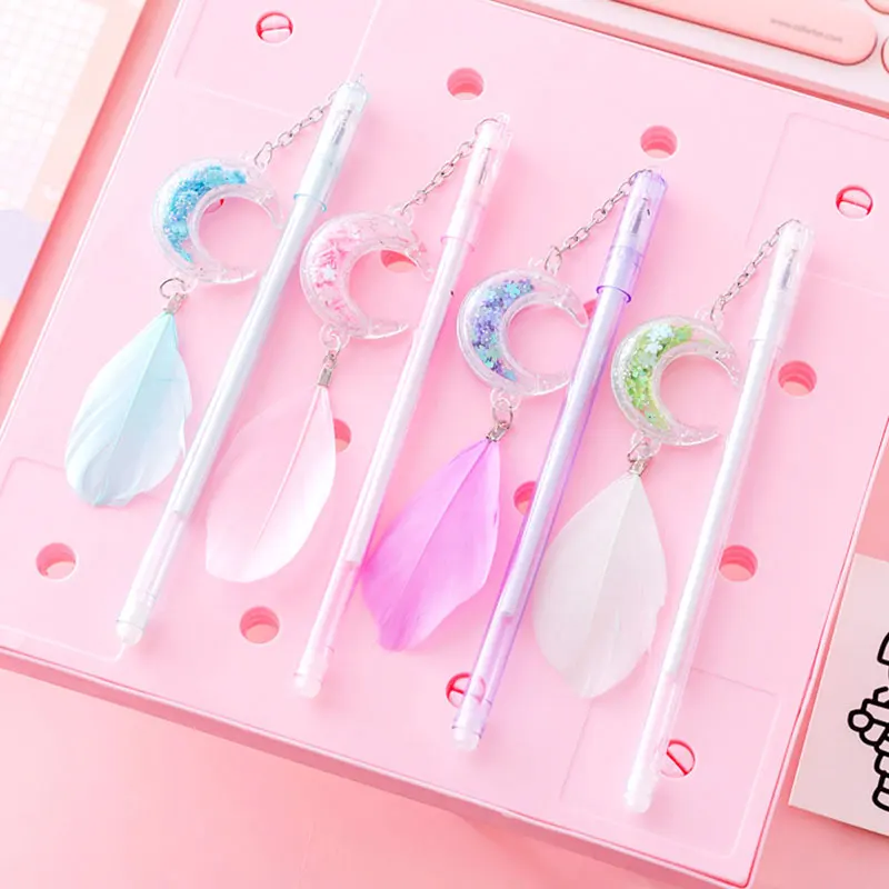 

New Hot Pendant Pen 0.5mm Novelty Cute Pens Student Stationery Cartoon Writing Pen Office School Supplies
