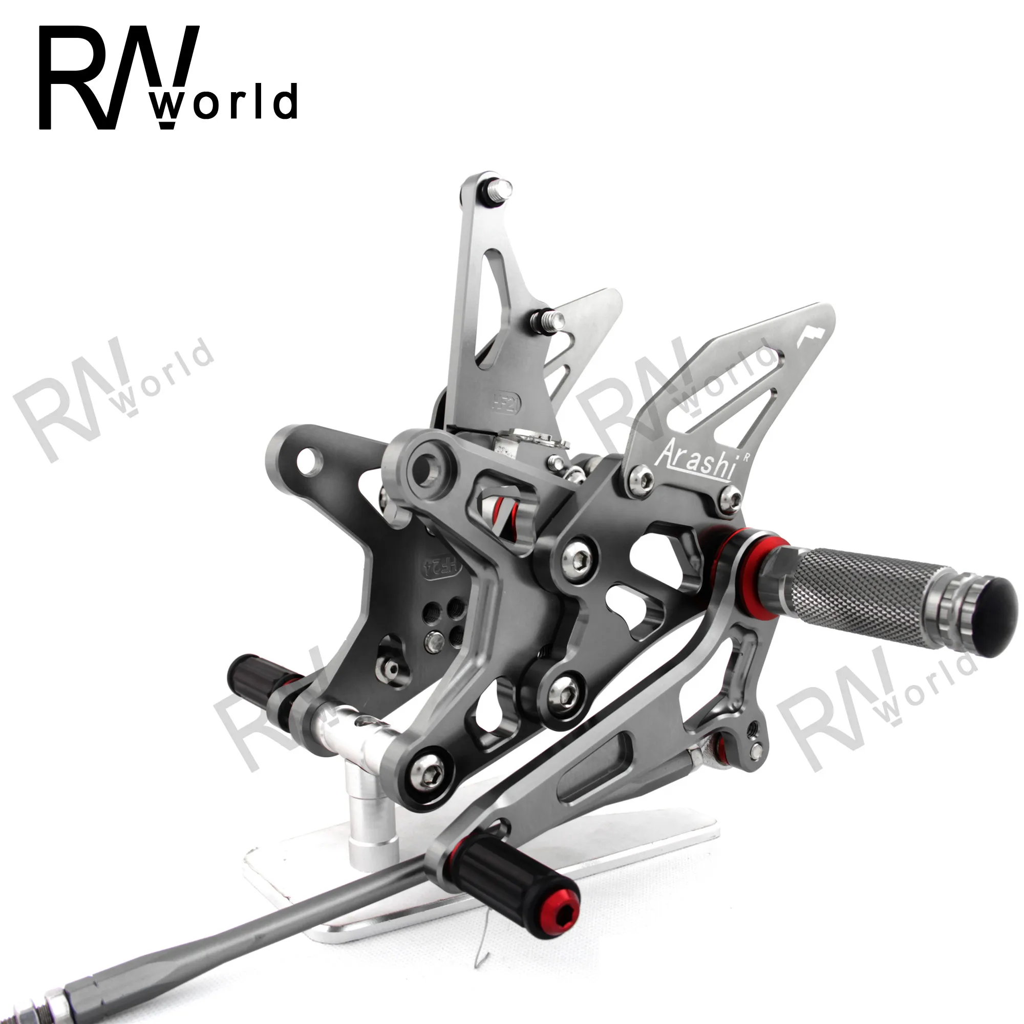 CNC Регулировка подножки для мотоцикла задняя Подножка KAWASAKI ZX-6R ZX6R ZX636 ZX 636 2009-2017 2010