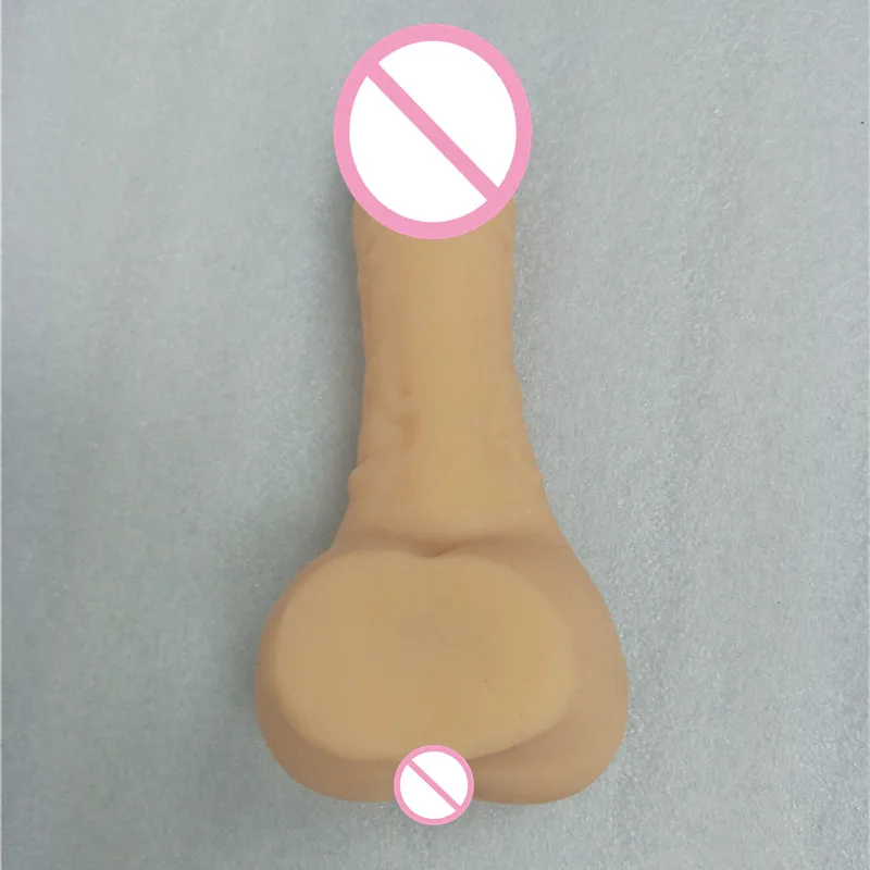 Мягкий большой фаллоимитатор с анальным отверстием Реалистичный искусственный
