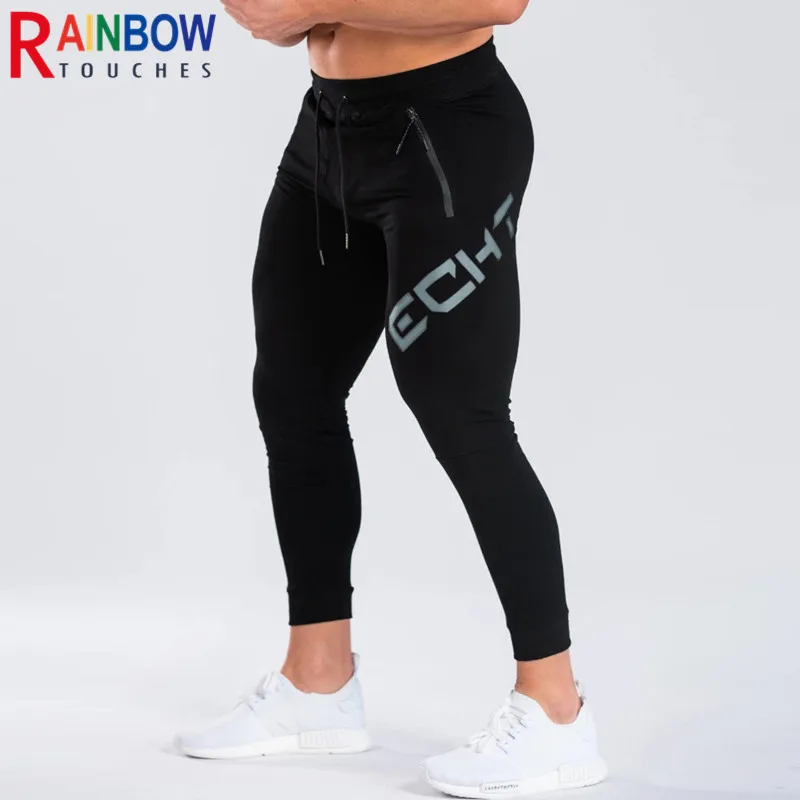 

Брюки мужские Спортивные На молнии, с карманами и надписью