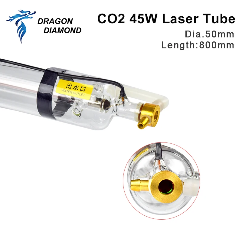 

Лазерная трубка CO2 DRAGON DIAMOND 40-45 Вт