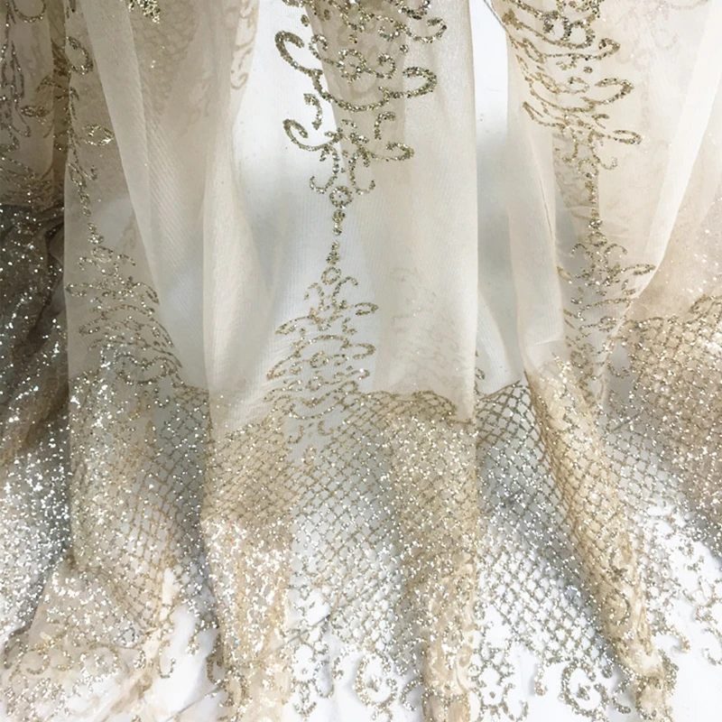 1Y/лот дворец Стиль Европейский Золотой костюм для девочек с блестящими пайетками