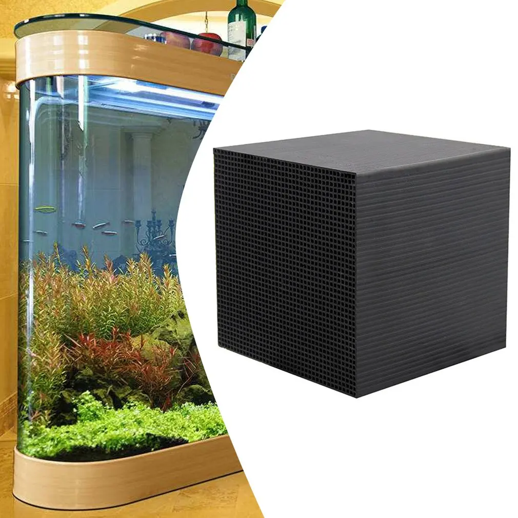 

Eco Aquarium Water Filter Cubes Eco Aquarium Water Purifier Strong Absorption Activated Carbon Cubes Rapid Water Purification
