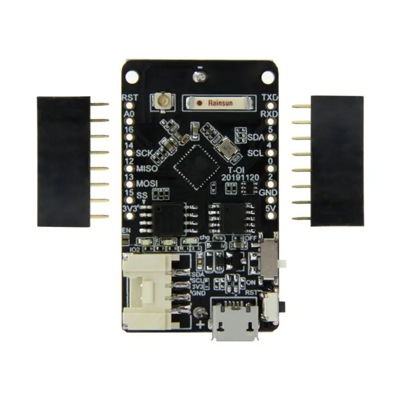 Держатель аккумулятора для мини платы разработки D1 с зарядкой чипа ESP8266