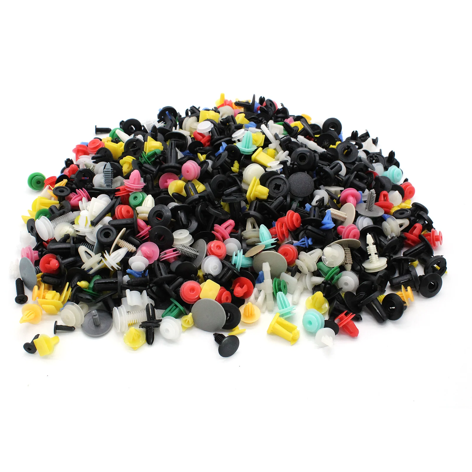 

1000pcs Mixed Car Door Panel Trim Fenders Bumper Rivet Retainer Push Pin Clips Auto Fastener Clips Interior Panel Hybrid Buckle