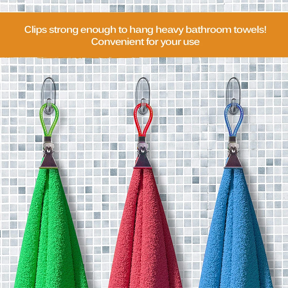 

30 штук горячая распродажа металлические Полотенца клип, ванна, Полотенца клип, пляж, Полотенца клип, Пластик Цвет веревка