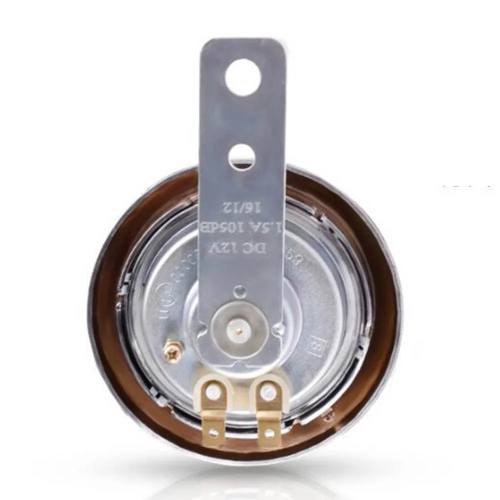 Пара Рожков 12 в 105 дБ для мотоцикла нержавеющая сталь 8 круглых отверстий клаксон