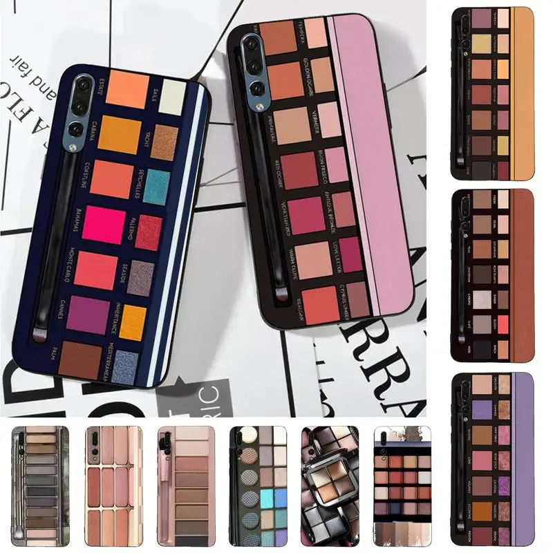 

TOPLBPCS Makeup EyeshadAow Palette Phone Case for Huawei P30 40 20 10 8 9 lite pro plus Psmart2019