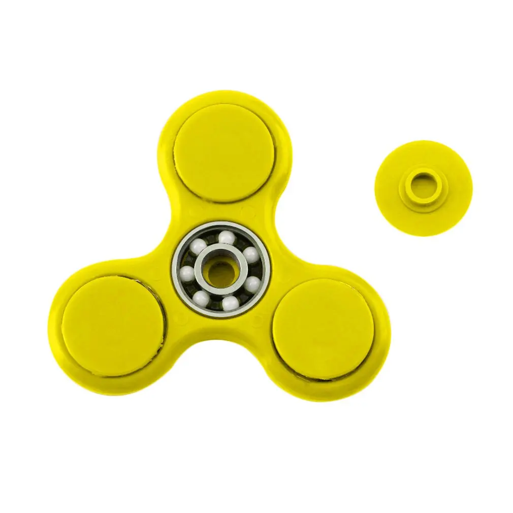 СВЕТОДИОДНЫЙ цветной треугольный ручной Спиннер со вспышкой для СДВГ снятия