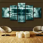 Настенное художественное изображение, современный HD-принт, холст, 5 панелей, стоматологический рентген, стоматологическая живопись, медицинский постер без рамки