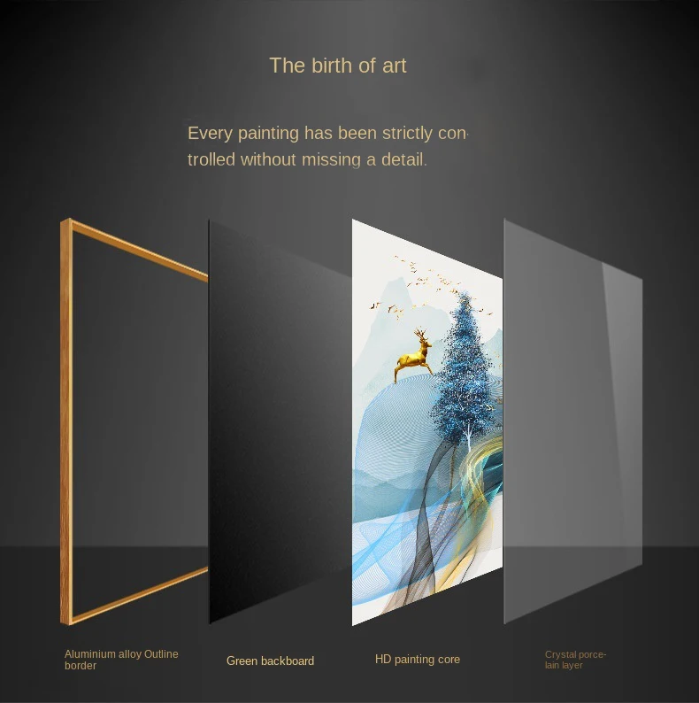 

China factory deco furniture DIY canvas painting bird and feather diamond painting crystals