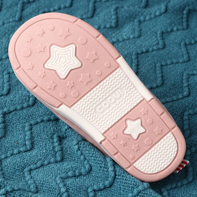 Тапочки с единорогом для детей ясельного возраста мультяшная обувь милые