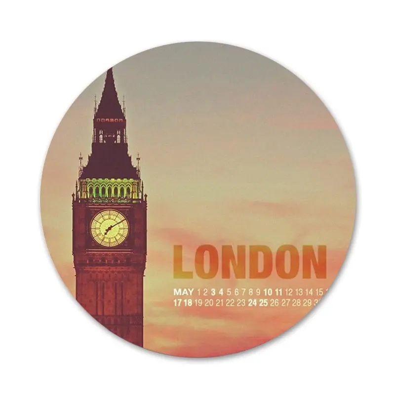 Лондонский автобус Англия телефон Биг Бен значки значок Металлические Значки