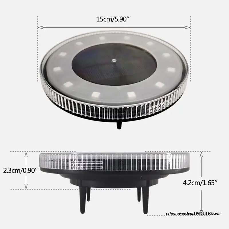 

28GF 1 Piece Solar Lights Outdoor Colorful Pathway Solar Decorative Waterproof Lights