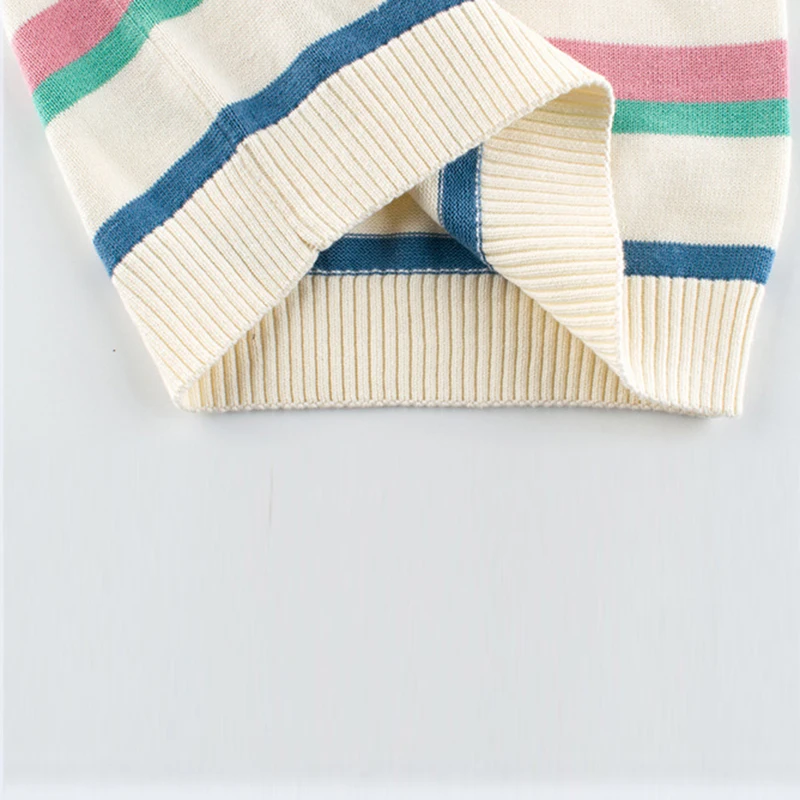 

Girls Autumn Baby Boys Sweater Toddler O-Neck Winter Long-Sleeve Fashion Sweaters Children Clothes Kids Striped Clothing 2020