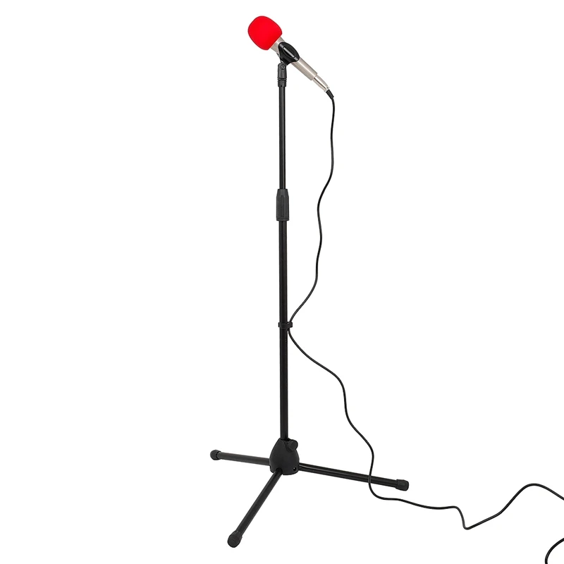 FFYY-Swing Boom напольный микрофон штатив напольная стойка регулируемый микрофон клип держатель Съемный сценический микрофон Стенд