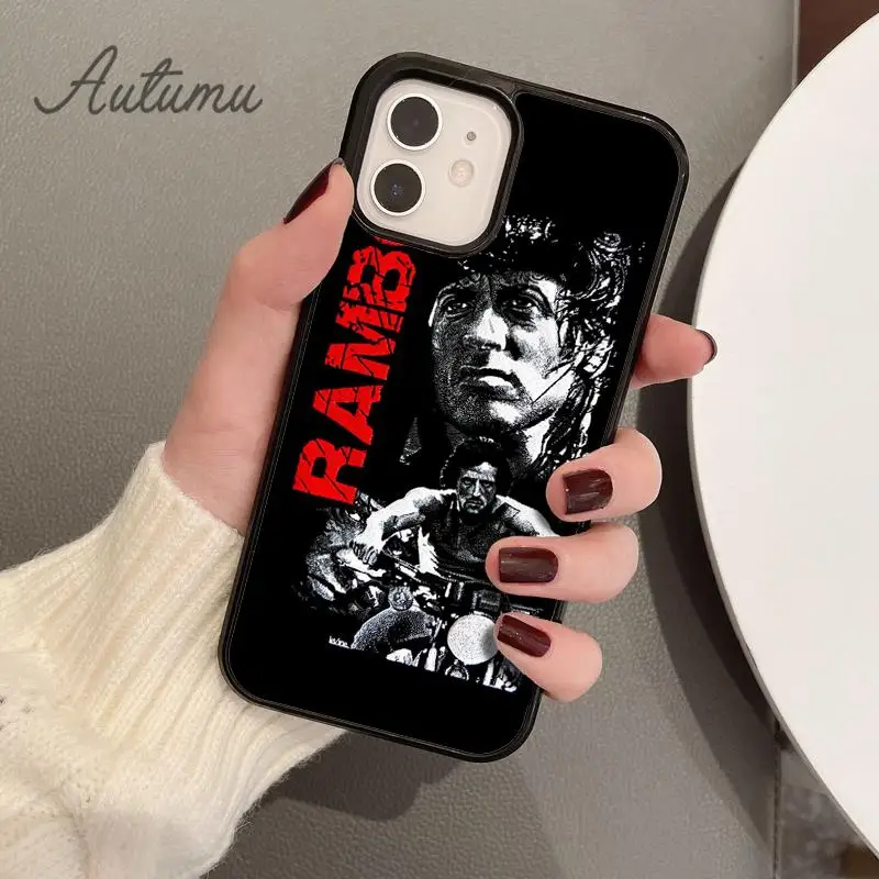 Первый кровь Джон дж. Чехол Rambo для телефона iPhone 11 12 13 14 Pro Max mini XR XS SE 2020 6S 7 8 Plus Samsung