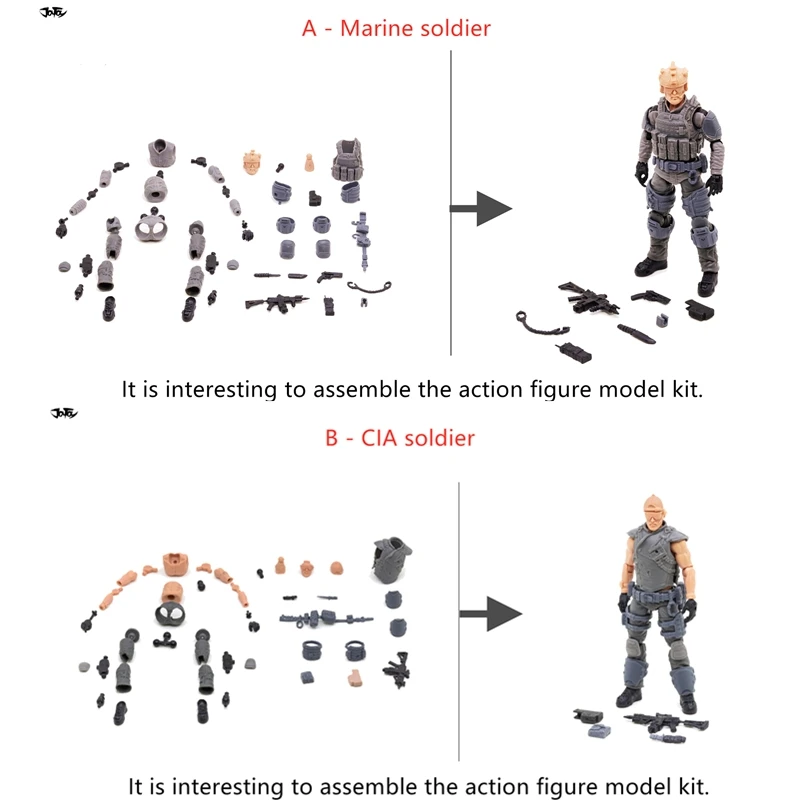 Экшн фигурки JOYTOY 1/18 разборная модель солдатика коллекционная игрушка Аниме