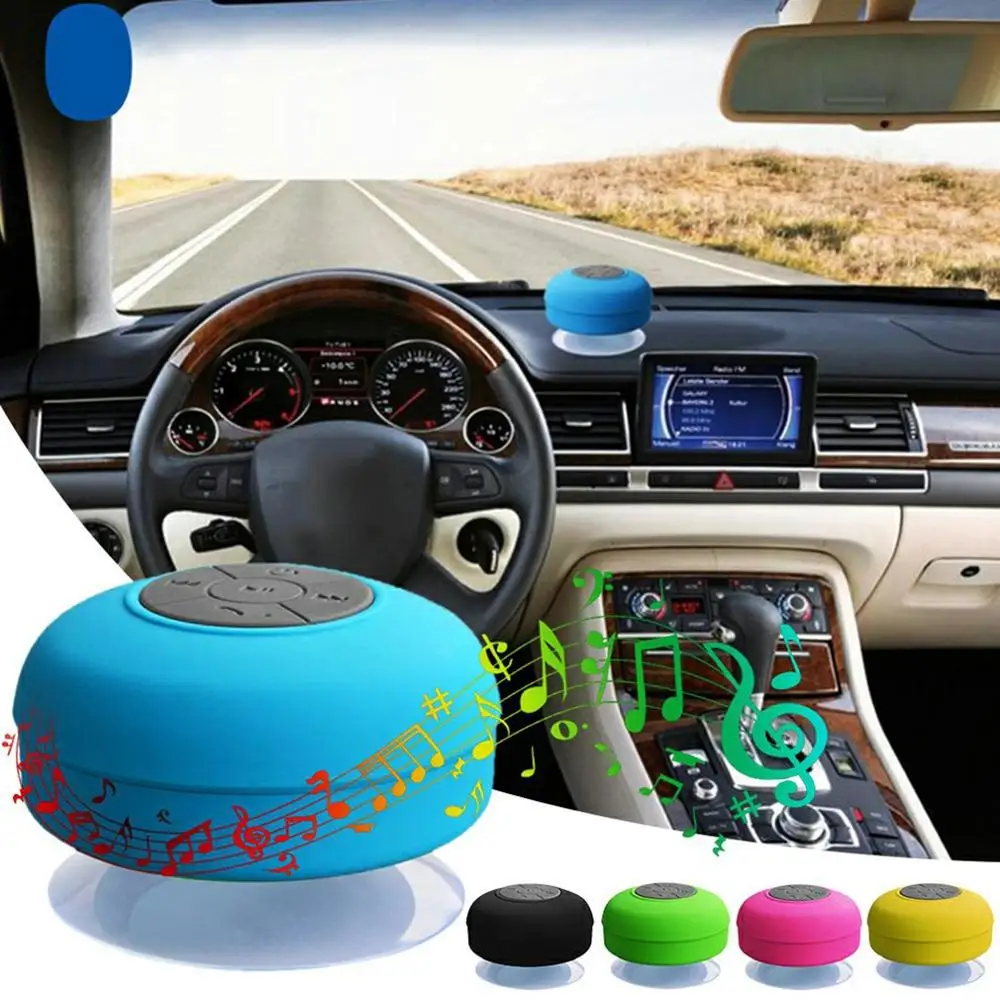 

Portable Speaker Wireless Waterproof Shower Speakers forPhone PC Bluetooth-Compatible Soundbar Hand Free Car Speaker Loudspeaker
