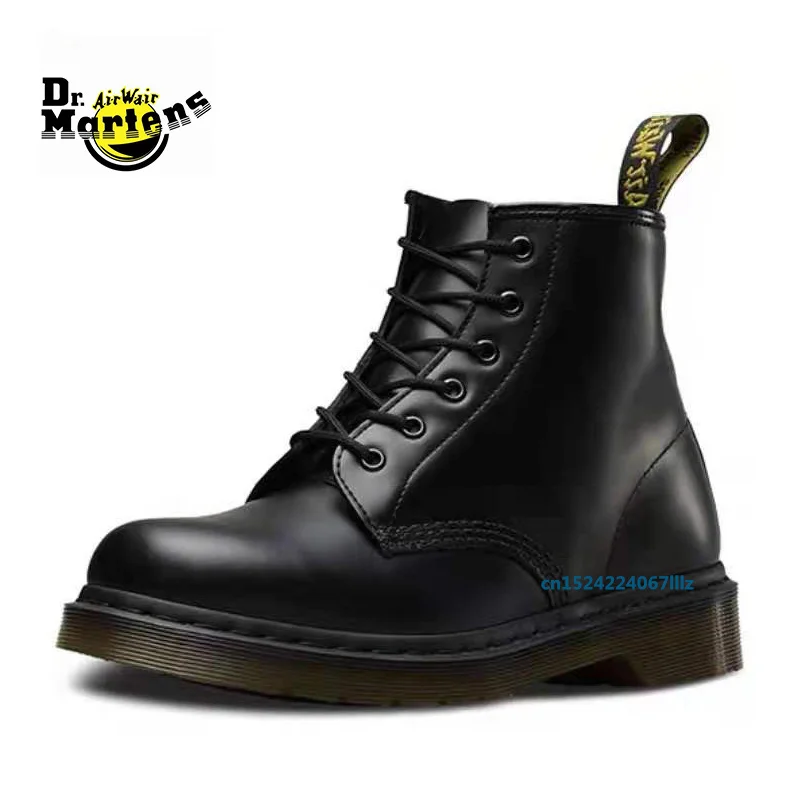 Мужские и женские полуботинки Dr.Martens 6 Eyes Doc Короткие унисекс Нескользящие из