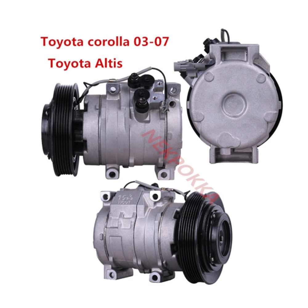 Автомобильный Компрессор кондиционера для corolla 03-07 Модель двигателя: 1ZZ-FE |