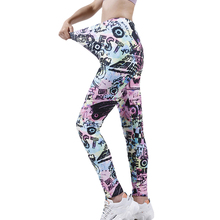 Yrrety-leggings con estampado para mujer...