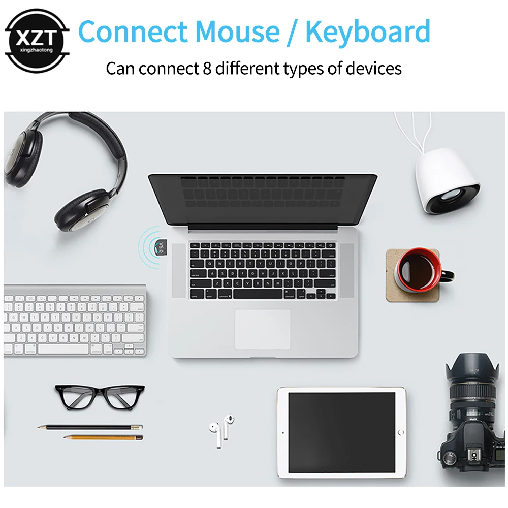 Беспроводной USB Bluetooth 5 0 адаптер передатчик музыкальный приемник для компьютера