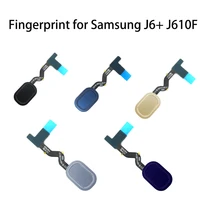 fingerprint sensor home menu button flex cable ribbon for galaxy j6 2018 j6 j610f sm j600fds sm j600gds replacement parts
