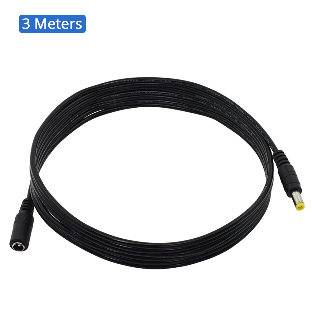 1 шт. Удлинительный кабель постоянного тока 3 метра/10 футов разъем 5 мм x 2 штекер