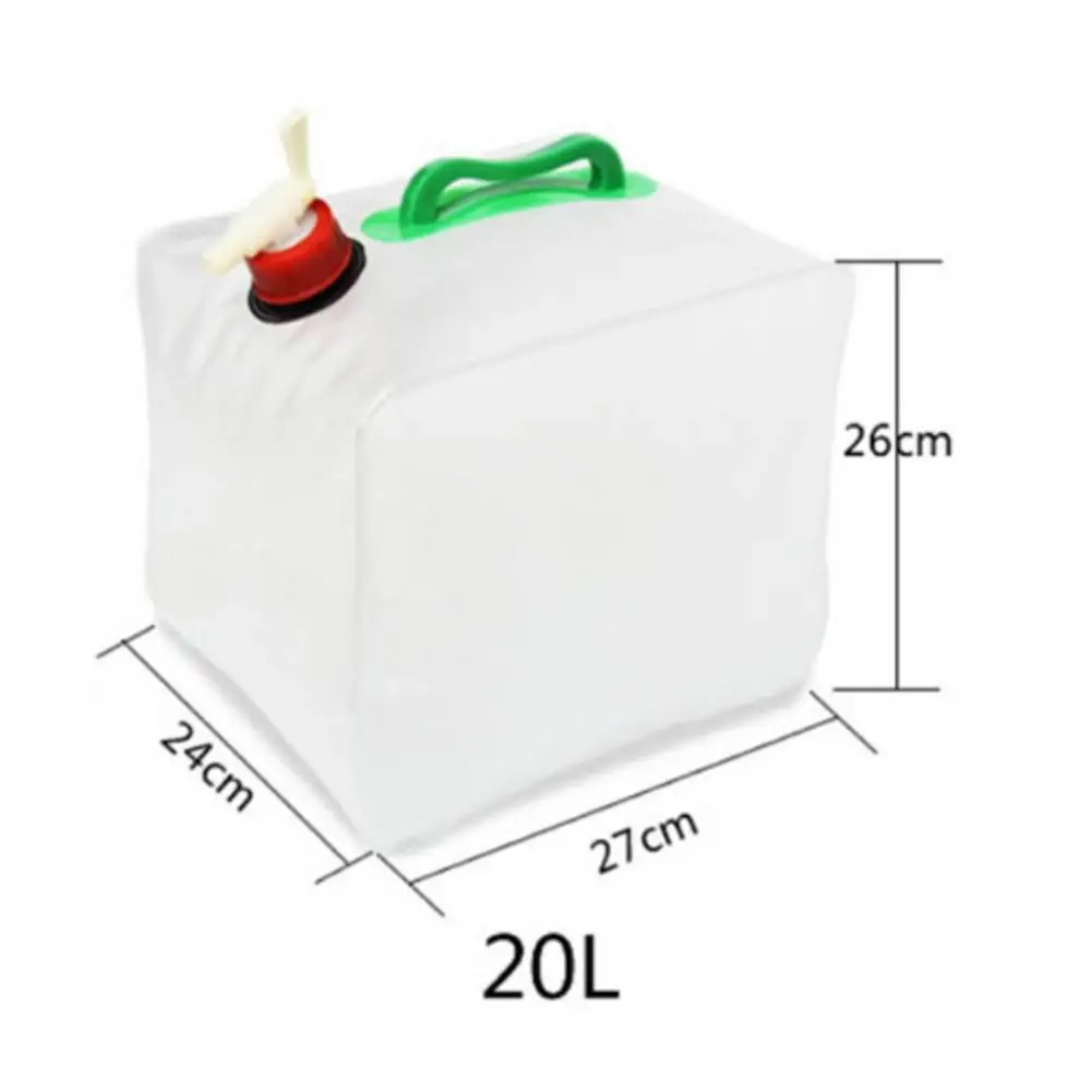 

20L Water Tank Outdoor Water Bags Foldable Portable Drinking Camping Cooking Picnic BBQ Water Container Bag Water Bag For Car