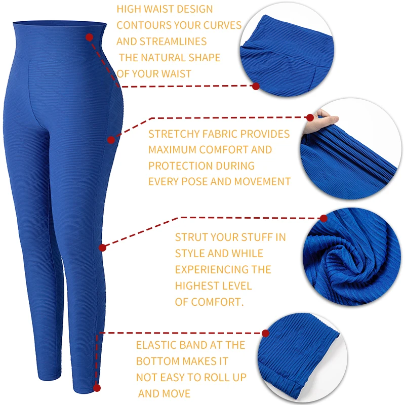 Леггинсы для фитнеса с высокой талией бесшовные модные брюки-карандаш эффектом