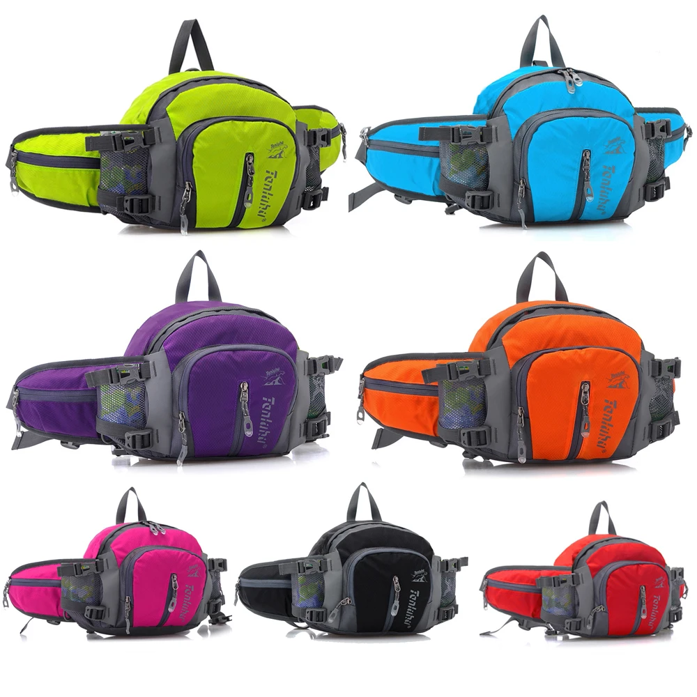 

5 in 1 Multifunction Waist Bag Men Women Pack Outdoor Sports Waterproof Sports Climbing Hiking Jogging Running Cycling Belt Bags