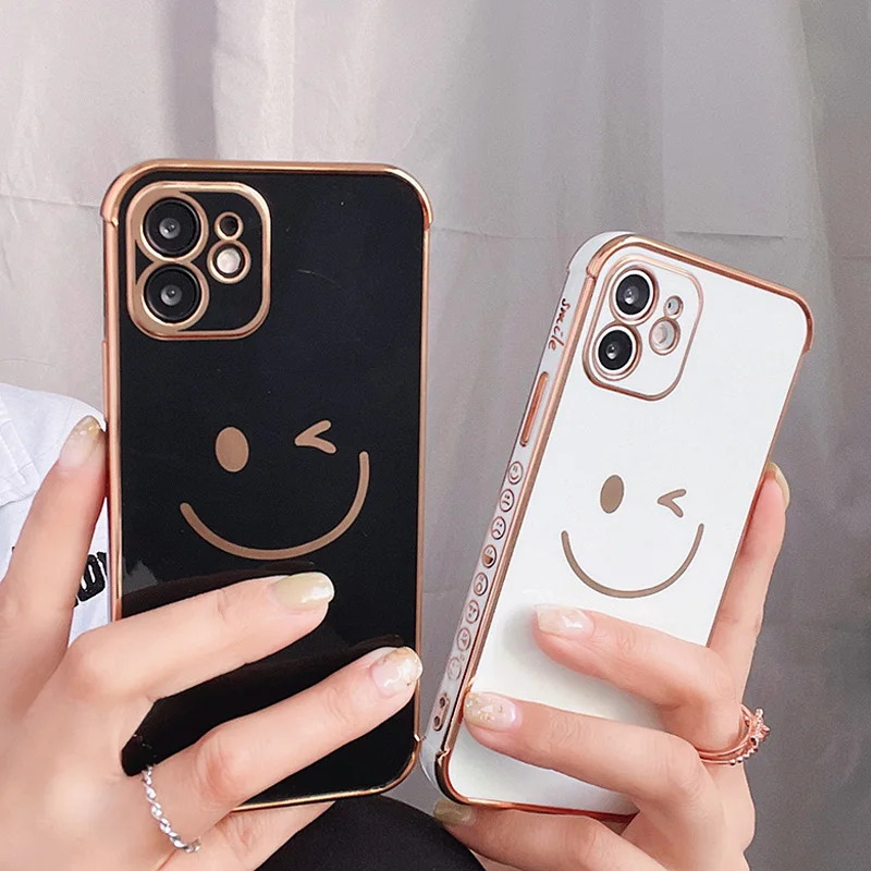 Чехол для телефона iPhone 11 12 13 Pro X XR XS Max 7 8 Plus SE 2 Роскошный милый мягкий чехол из ТПУ с