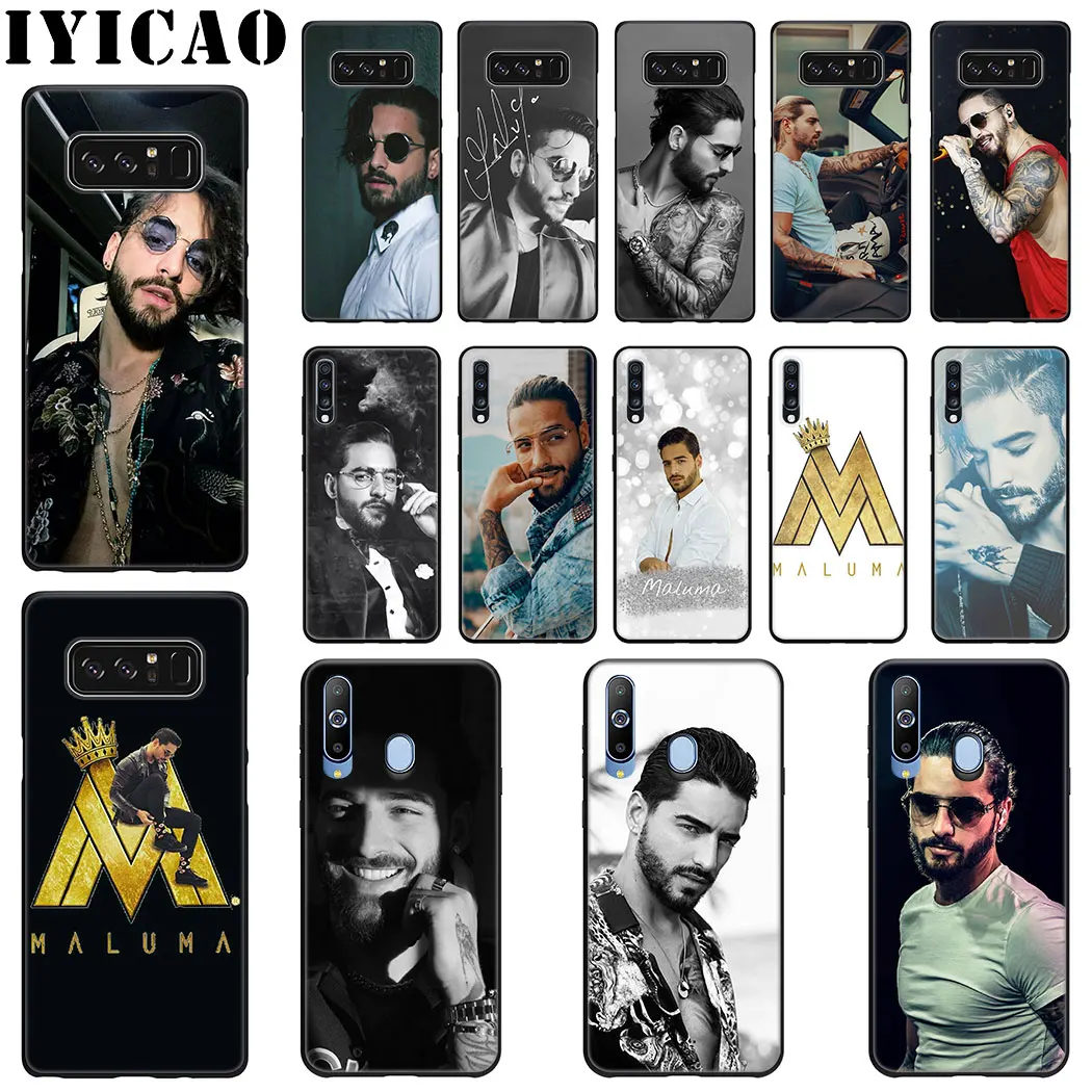 Мягкий силиконовый чехол IYICAO Singer Maluma для Samsung A70 A60 A50 A40 A30 A20 A10 M40 M30 M20 M10 Note 8 9