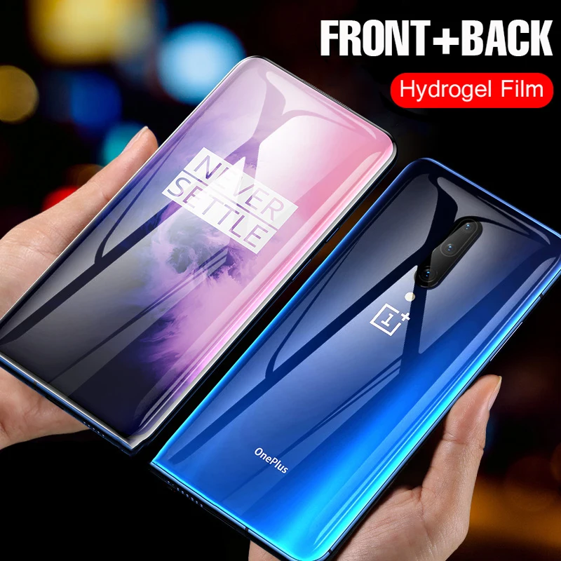 Гидрогелевая пленка 21D для OnePLus 7 Pro 5T 6 T полное покрытие без стекла Защита экрана 5