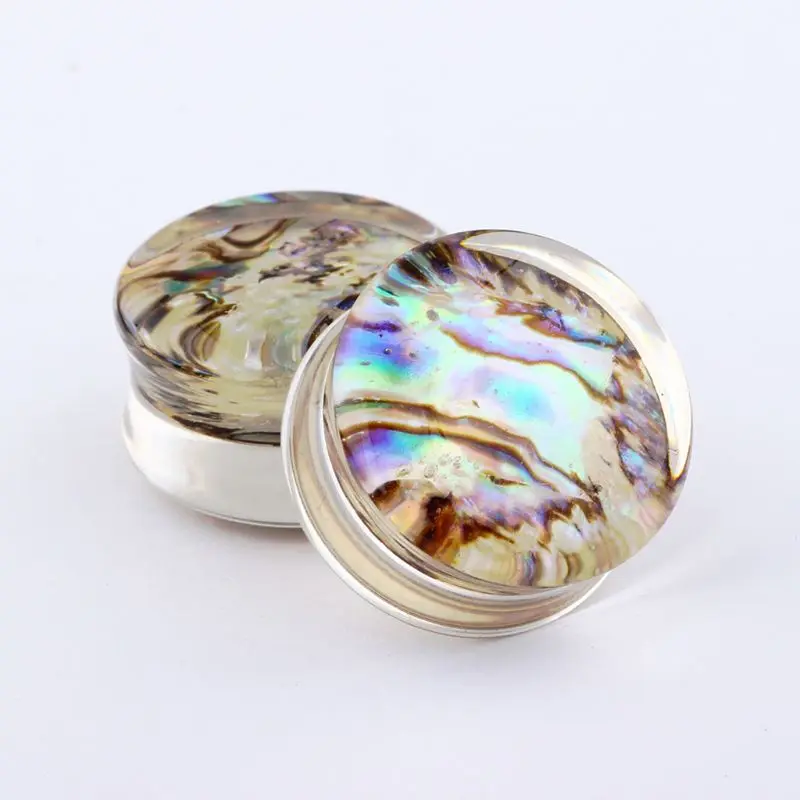 Женские популярные серьги вкладыши Abalone 8 мм 10 12 14 16 18 20 мм|Украшения для тела| |