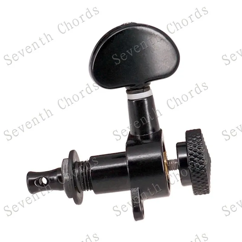 Набор черных заблокированных колышек 3R3L для тюнинга струн гитары тюнеры