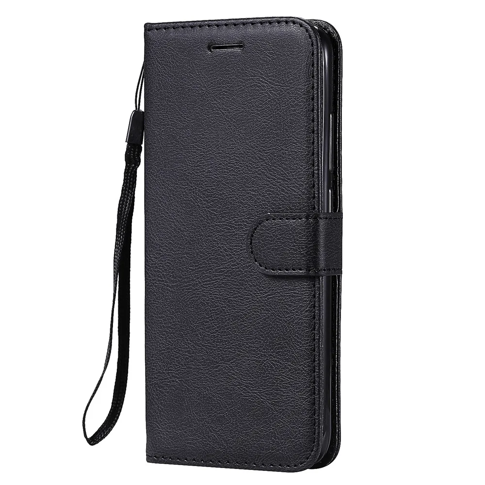 Кожаный чехол для Fundas Xiaomi Redmi Note 7 coque 5 6 Pro простой флип-кошелек чехлы телефонов с