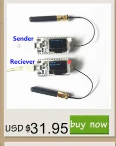 2 шт 868 МГц-915 МГц SX1276 ESP32 LoRa 0,96 дюймовый синий oled-дисплей Bluetooth wifi Lora Kit 32 V2 макетная плата для Arduino