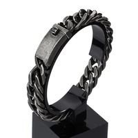 mens bracelets trend jewelry hand chain punk party bangles stainless steel man accessories gothic style bangle men bracelet