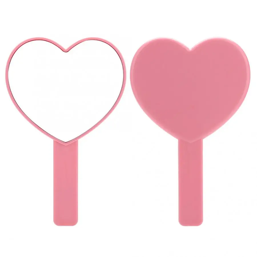 Мини в форме сердца портативное зеркало для макияжа Высокое качество карманное