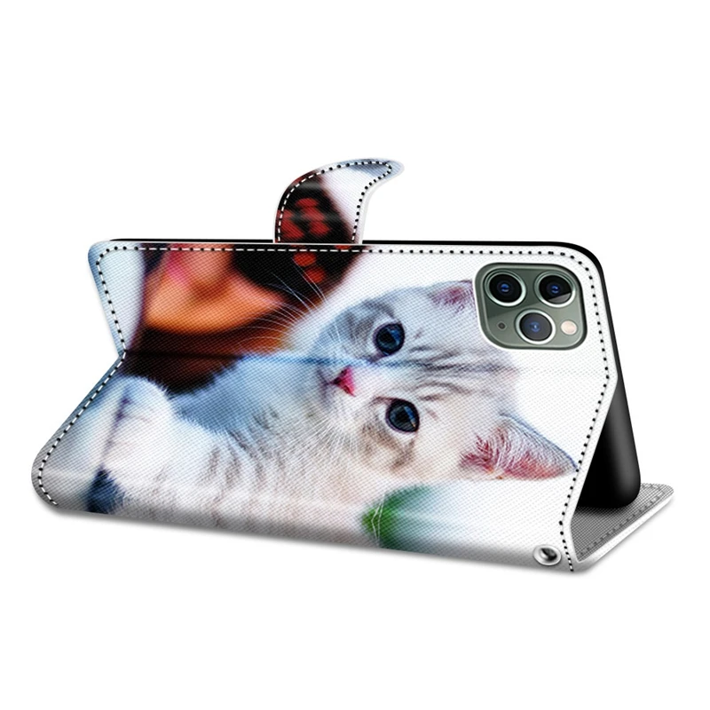 Кожаный чехол-книжка с бумажником чехол для iPhone 11 Pro Max Etui 6 7 8 X XR XS hoesje - купить по