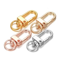 3 points small door buckle luggage chain hanging buckle rotating buckle zinc alloy bag hook buckle jewelry key chain accessory