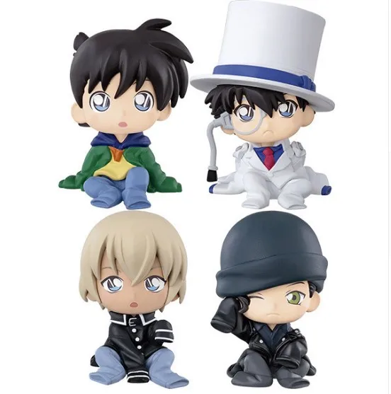 

NEW 5cm Detective Conan Case Closed Edogawa Konan Conan Edogawa Kaitou Kidd Furuya Rei Akai Shuuichi Action figure toys with box