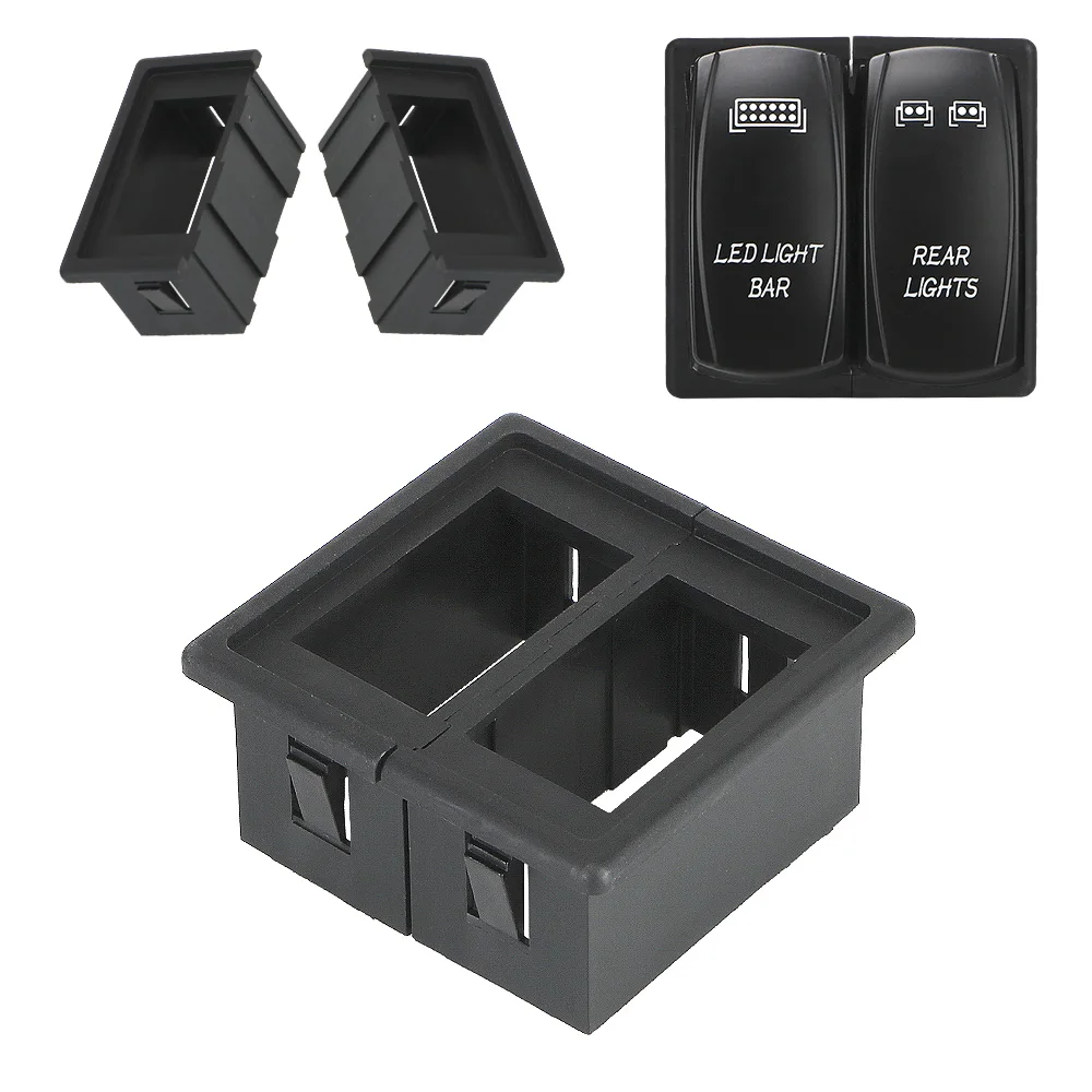 DIY монтажный кулисный переключатель панель Держатель Корпус в сборе 6 типов