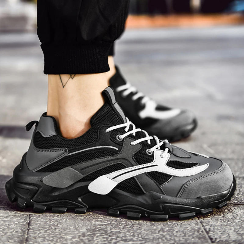 Кроссовки мужские легкие дышащие повседневная спортивная обувь плоская подошва