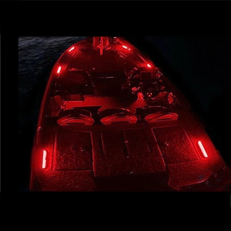 2X 4&quot Waterproo Boat RV 6 LED LIGHT STRIP 12V Marine Accent Lighting Utility Strip Bar f Cabin Trailer Lights | Лампы и освещение