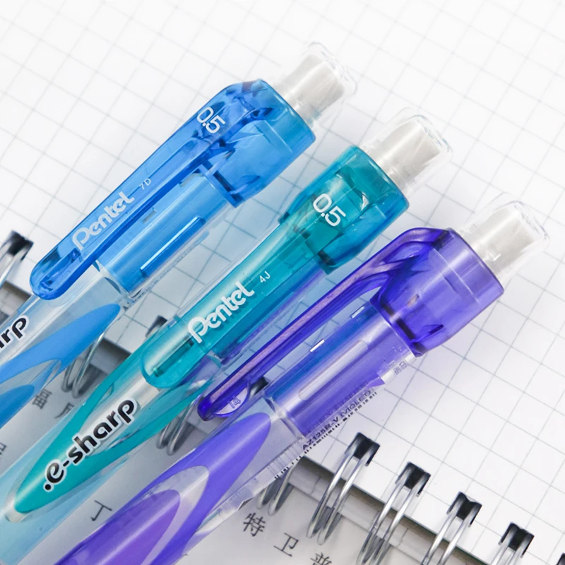 Pentel e-sharp AZ125R механический карандаш 0,5 мм автоматический карандаш Япония черный/синий/зеленый/фиолетовый/розовый цвета тела
