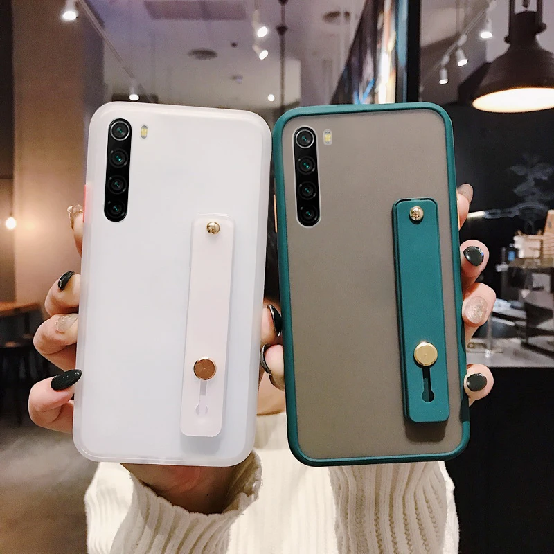 Чехол с ремешком на запястье для Xiaomi Redmi Note 8 8T 7 6 Pro K30 K20 8A 7A Mi 10 9T 9 A3 Lite мягкий