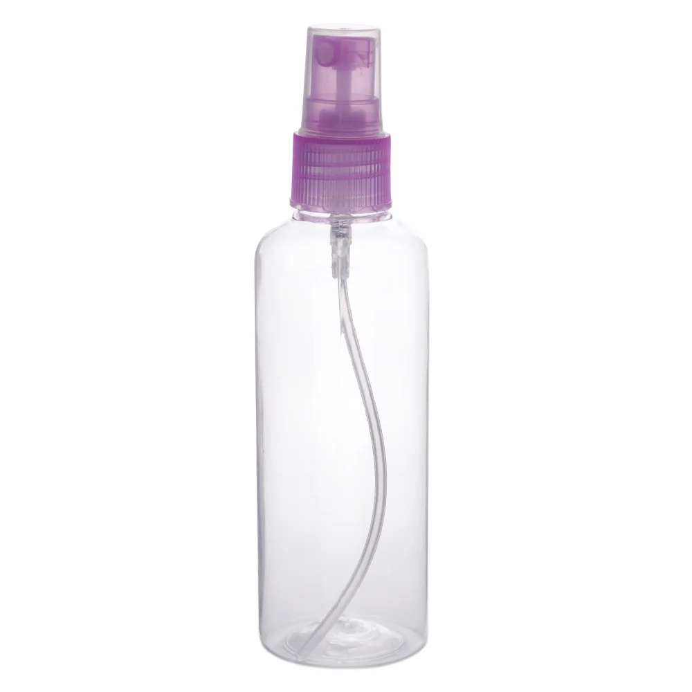 

1Pcs 30/50/100ml Random Color Refillable Bottles Plastic Transparent Makeup Bottles For Perfume Liquid Portable Spray Bottle